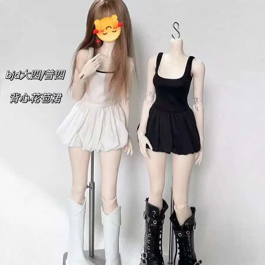Robe à bourgeons de fleurs personnalisée pour poupée BJD 1/6 1/4 1/3 SD13 CWB511