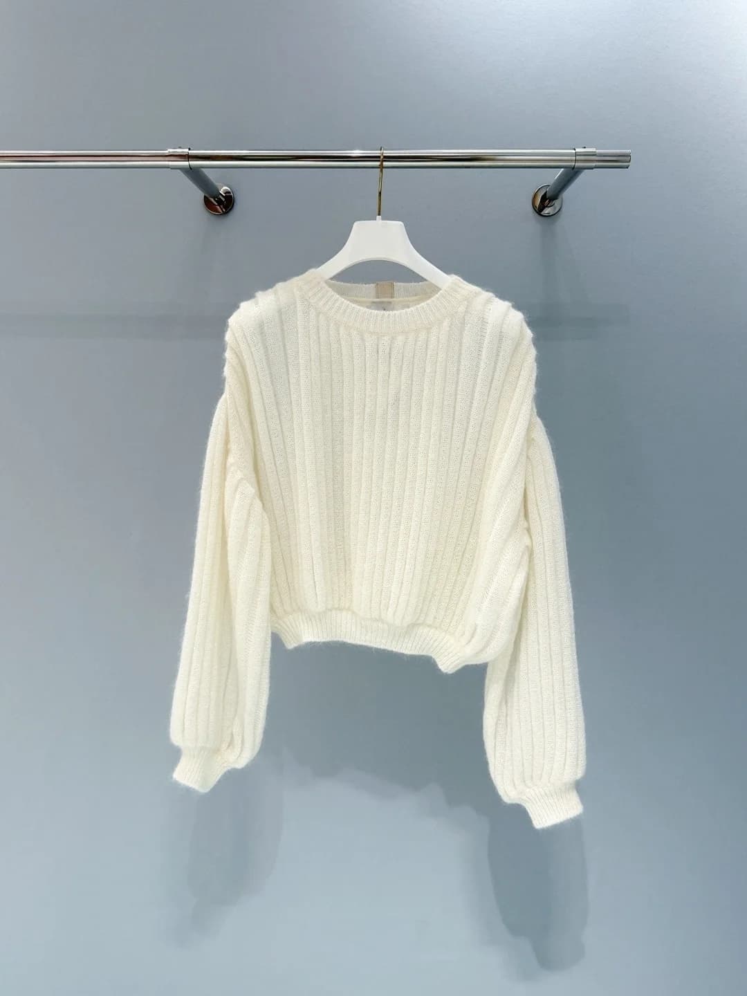 26 début du printemps femmes à la mode nouveau pull à manches longues tricoté à manches lanternes