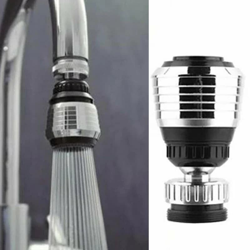 Buse de Robinet Rotative à 360 Degrés, Tête Anti-éclaboussures Pivotante, Économiseur d'Eau, Aérateu