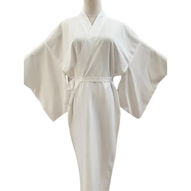 Robe Kimono japonaise traditionnelle pour femmes, sous-vêtements Yukata, longue féejuban, manches 3/
