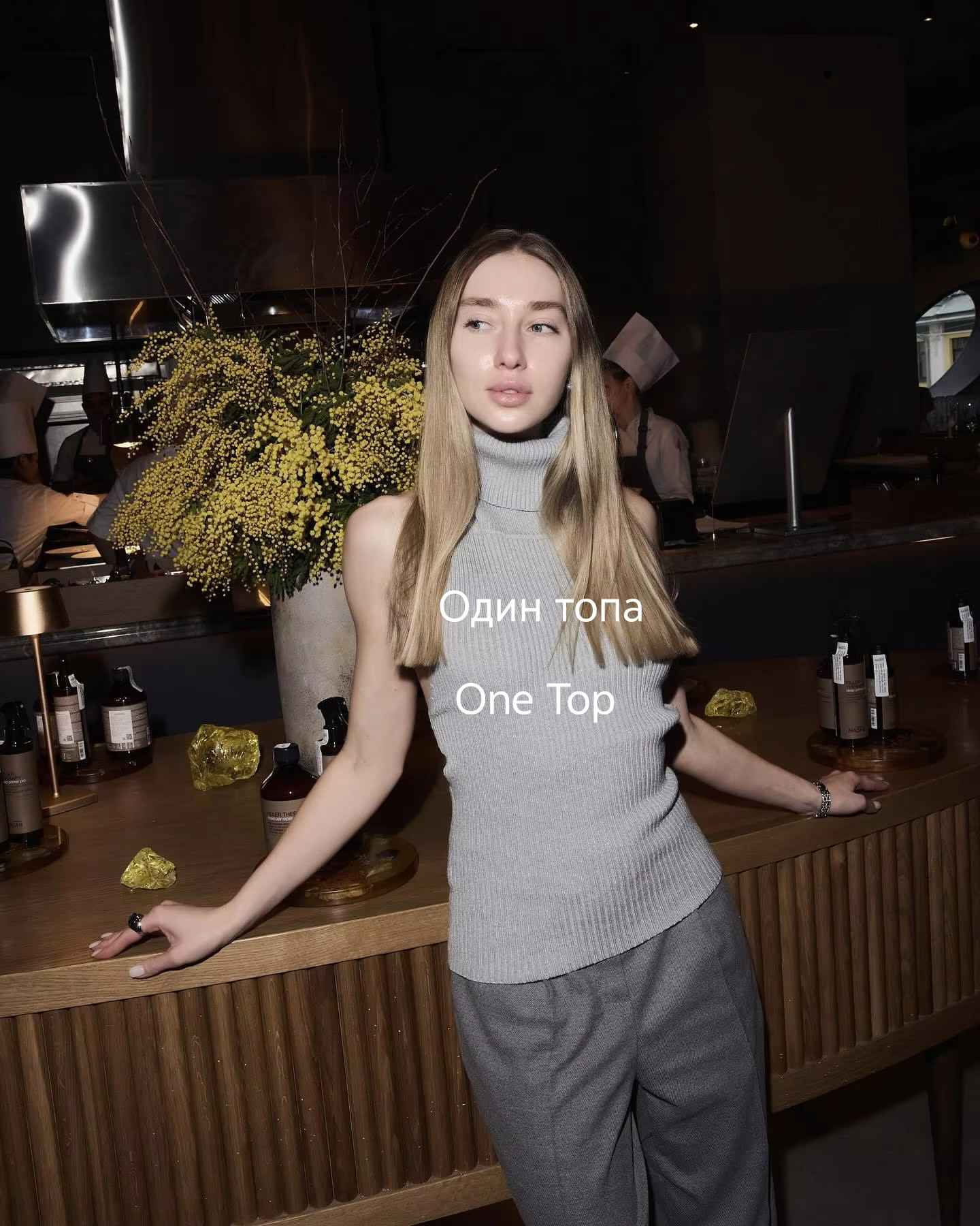 Femmes col roulé gris dos nu gilet Cape tricoté Pull chaud tricots sans manches gilets mince Pulls h