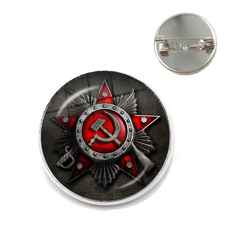 Badges soviétique Vintage, broches de marteau à faucille CCCP, emblème de la russie, signe de commun