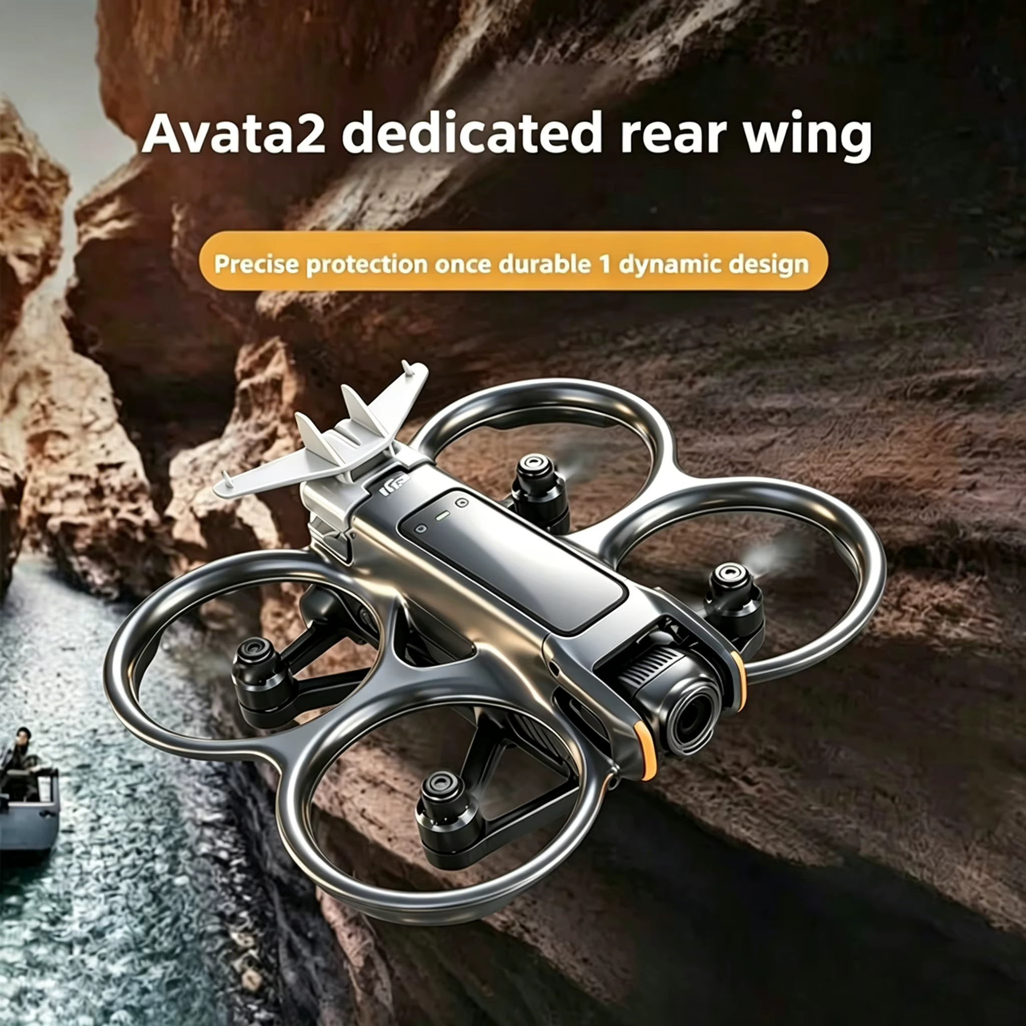 Colle pour DJI Avata 2, colle de vol légère, augmente la stabilité de la vitesse de navigation pour 