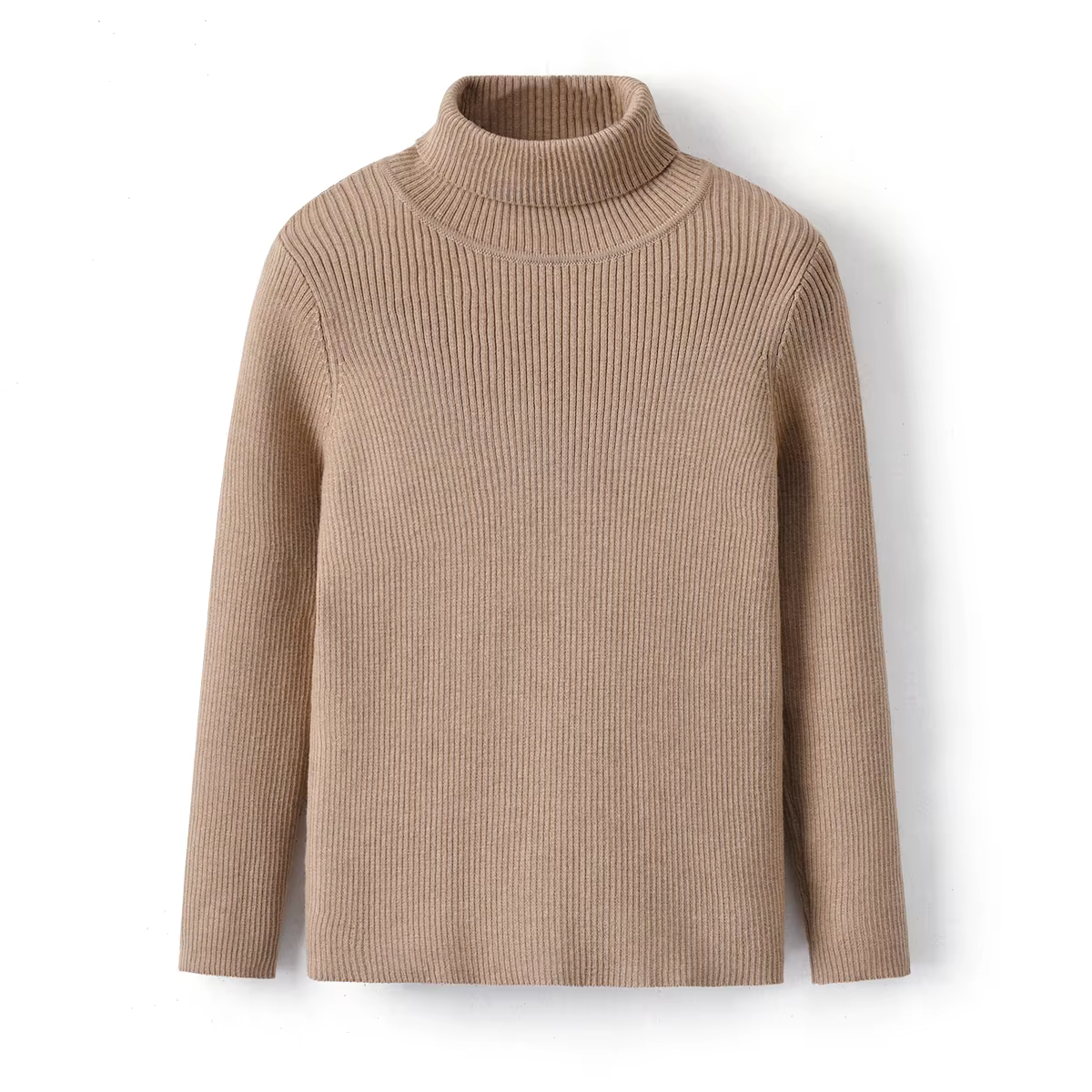 Chandails pour enfants, vêtements tricotés en laine pour garçons et filles, col montant, vêtements d