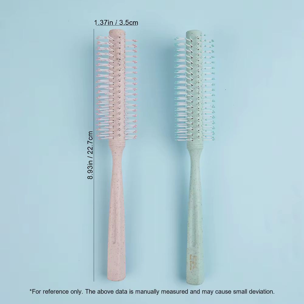 Brosse Ronde à Rouler et à Friser pour Cheveux, Peigne Anti-Lege pour Énergie, Support Sec, Outil de
