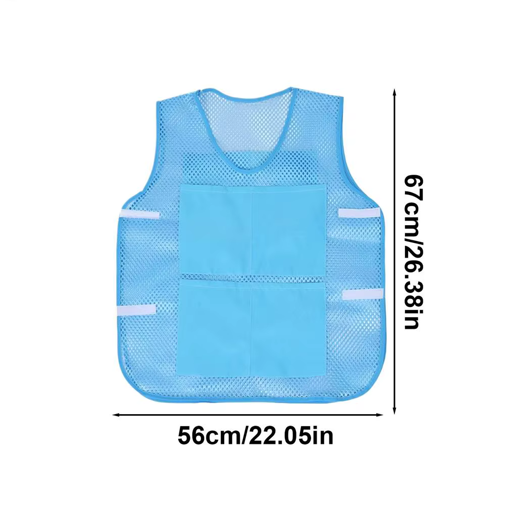 Gilets rafraîchissants à refroidissement rapide avec 8 blocs de glace, vêtements de refroidissement 