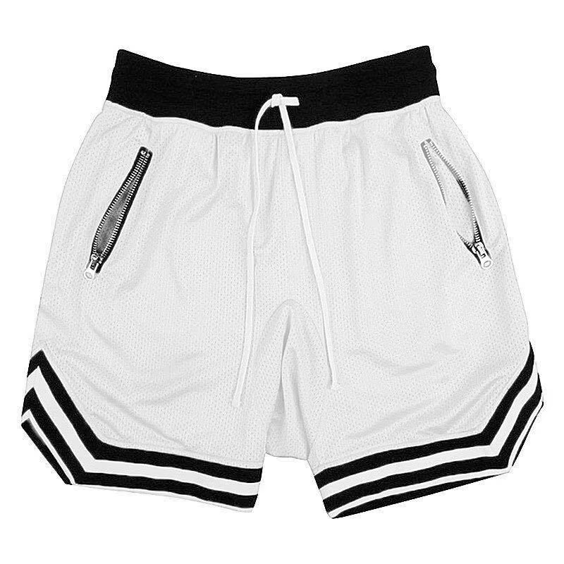 Short de basket-ball de sport pour hommes, Short de sport en maille à séchage rapide pour l'été, jog