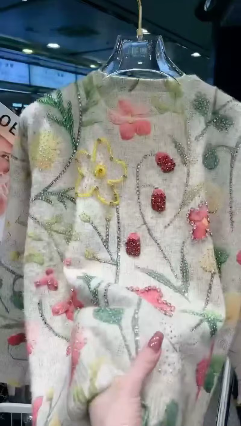 Pull en tricot haut de gamme pour femmes, pulls au point de diamants, vêtements pour femmes, automne