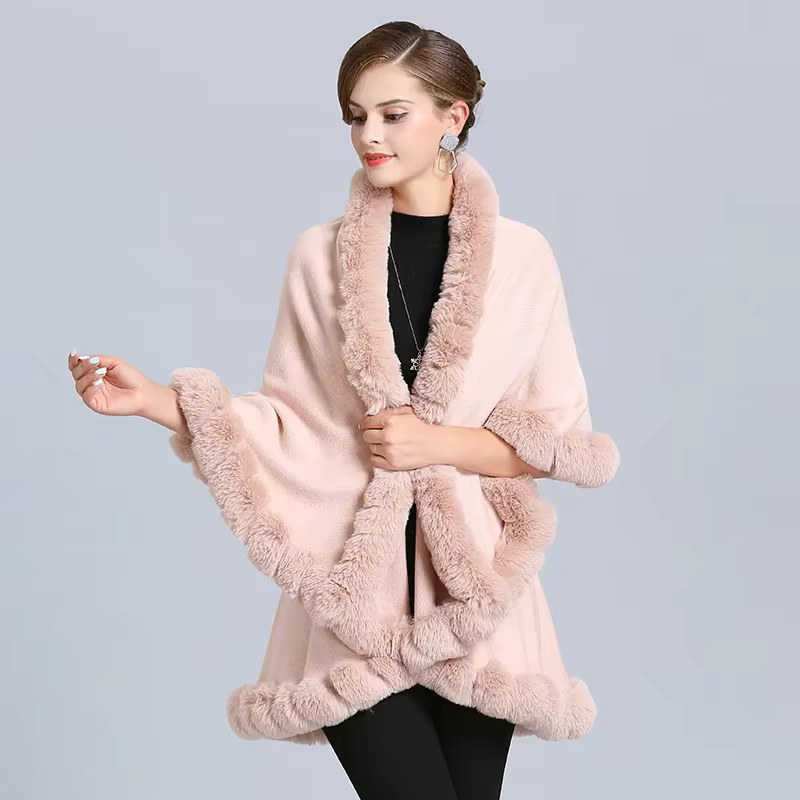 Manteau Cardigan Femme, Grand Pendule, 2 Couches, 9 Couleurs, Monochromatique, String, Col Fausse Fo