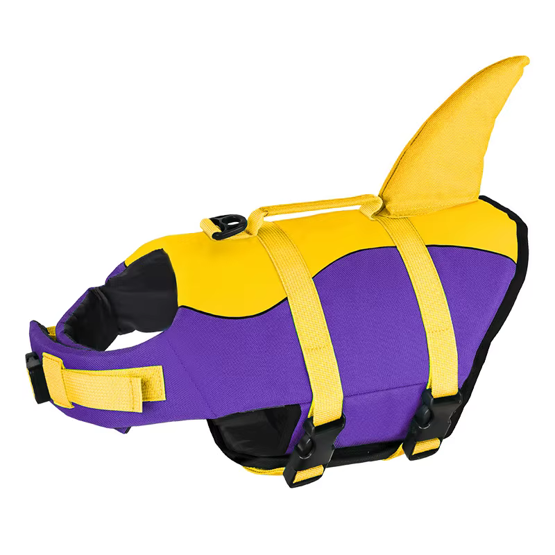 Gilet de sauvetage de style requin pour chien, vêtements imperméables et confortables, adaptés à la 