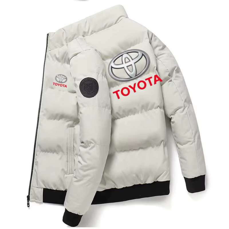 Veste en coton de haute qualité avec logo Toyota GR Racing, col montant, pour l'hiver, chaude, pour