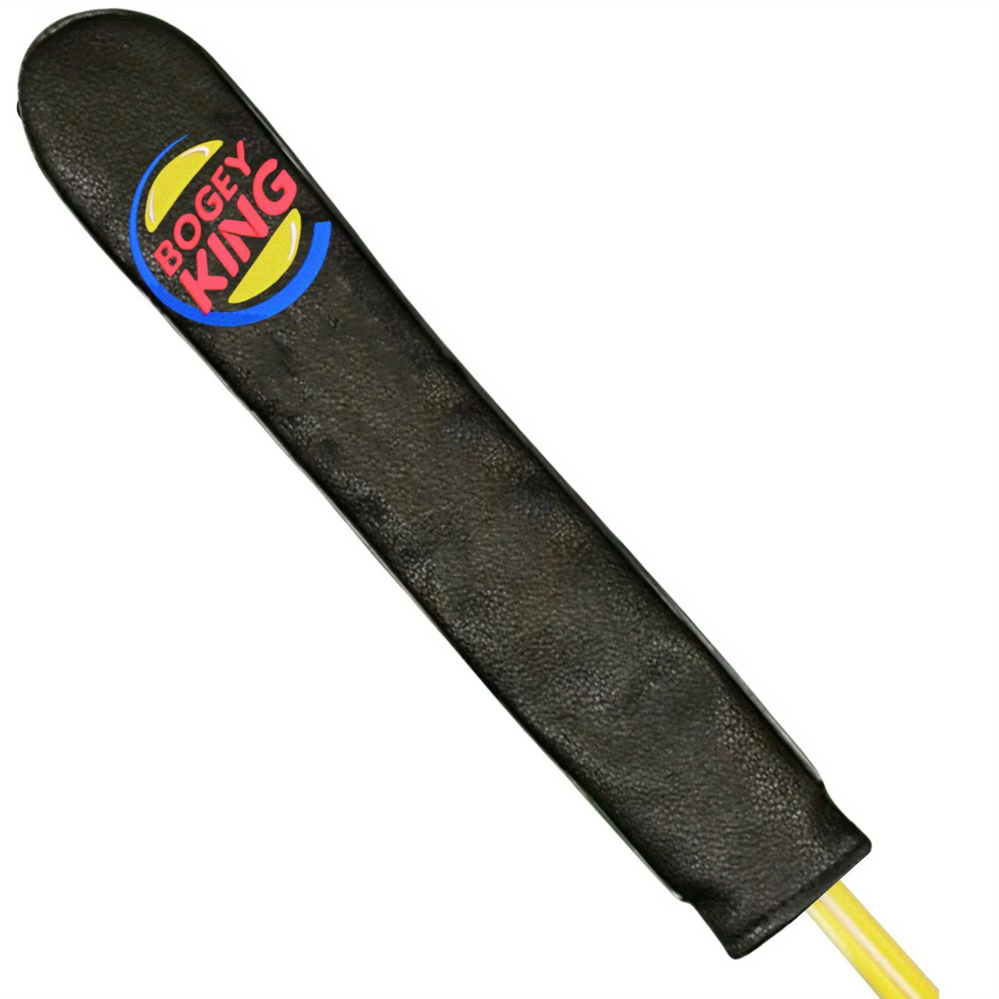Brodé drôle Bogey King PU cuir Golf alignement bâton couverture Golf couvre-chef pour alignement bât