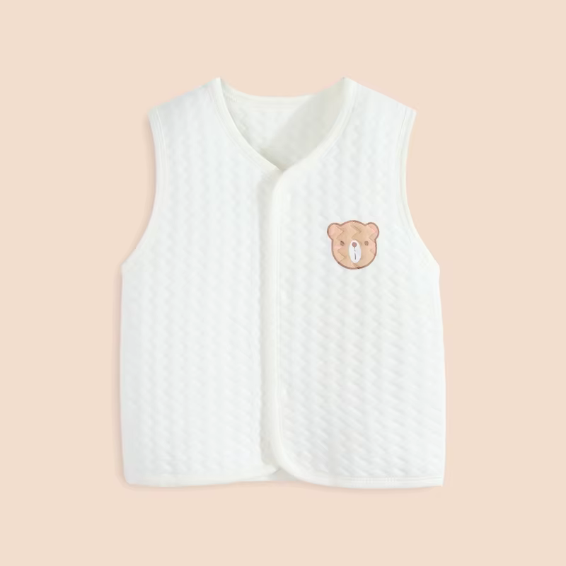 Gilet en coton pour nouveau-né, automne et hiver, veste pour fille, chaud et doux, vêtements pour en