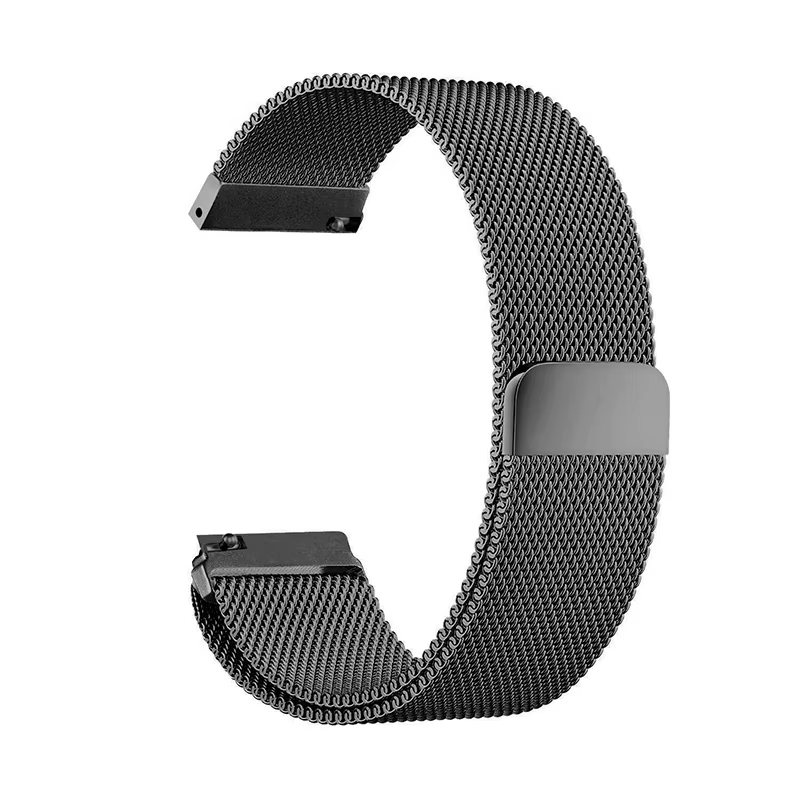 Bracelets de montre à boucle milanaise en maille, pour Galaxy Watch 3 4 5, 16mm, 18mm, 20mm, 22mm, 4