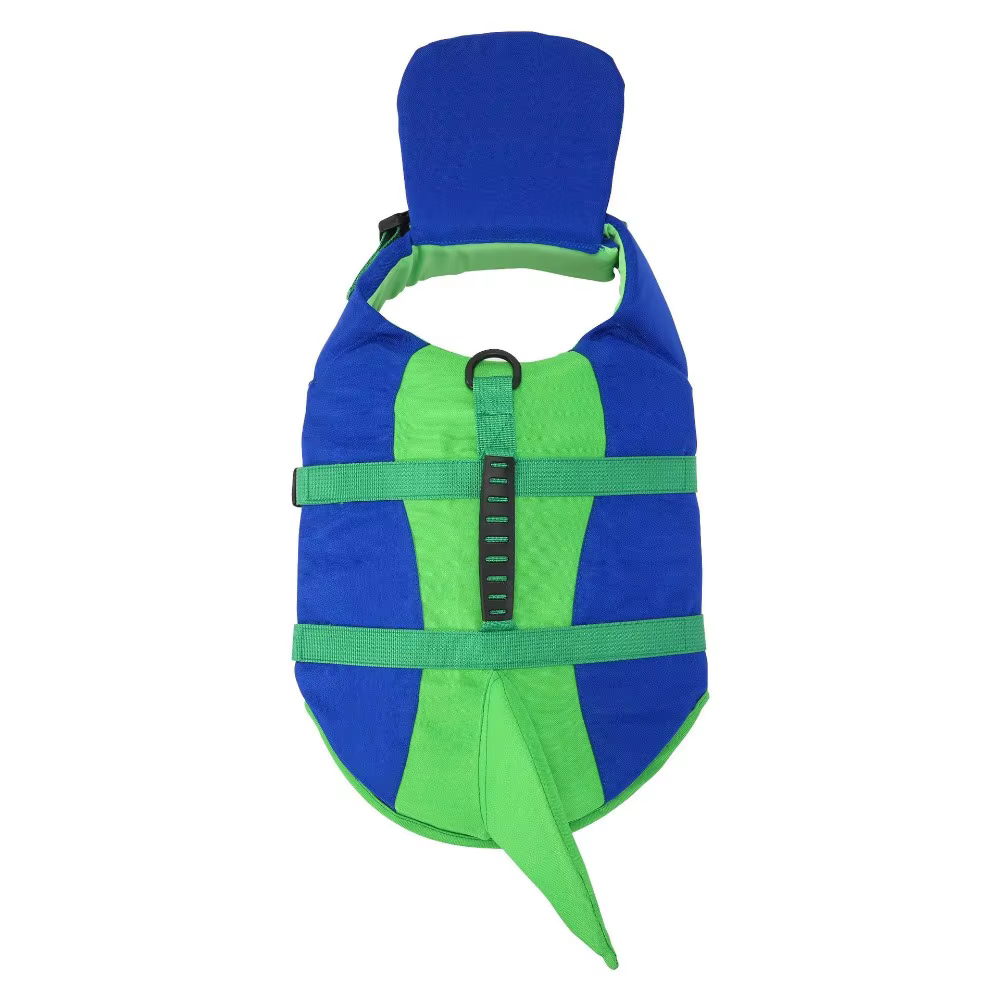 Gilet de sauvetage pour chien en forme de requin, flottabilité supérieure, veste de sauvetage réglab