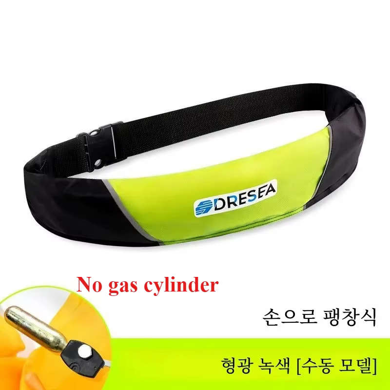 Gilet de sauvetage de pêche gonflable automatique, sans cylindre de gaz, grande flottabilité, auto-s