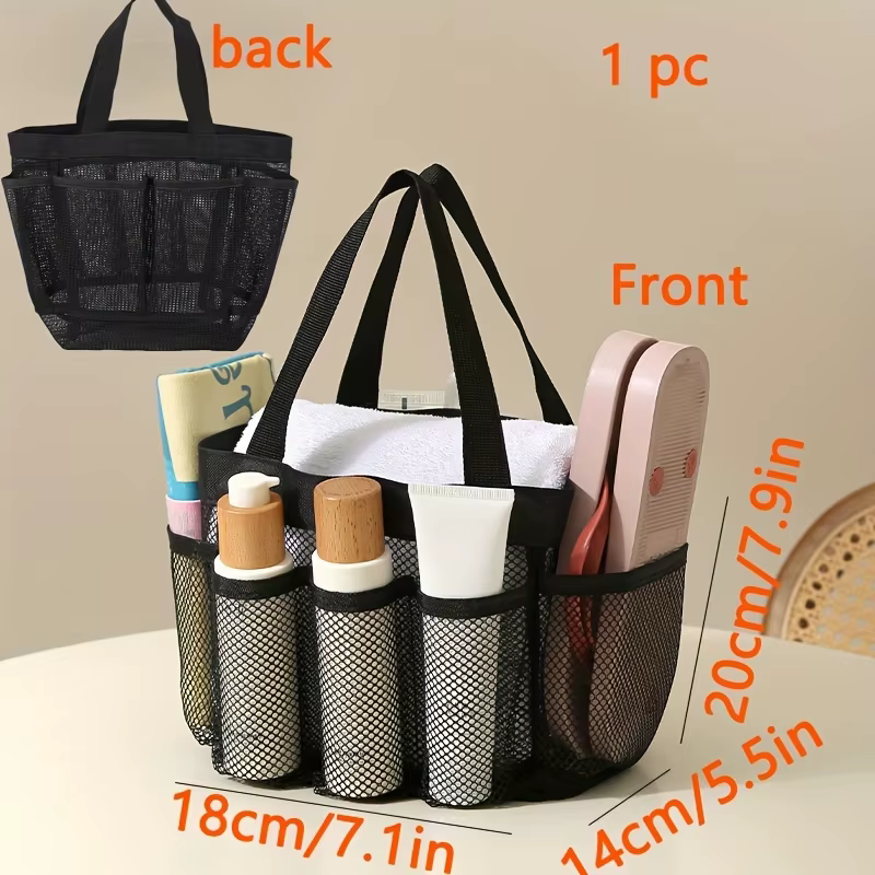 Sac de plage en maille, sac de douche à bandoulière en maille, sac de fitness, sac de natation, sac 