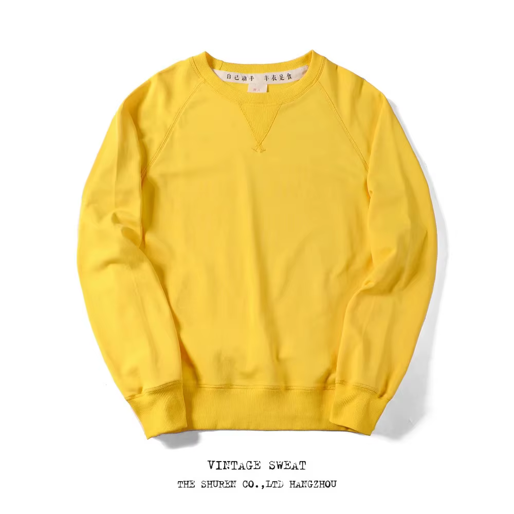 Sweat-shirt à capuche en molleton épais vert vintage japonais Olive, style minimaliste, manches long