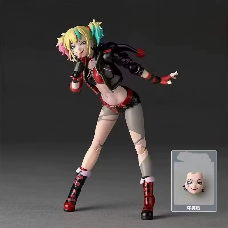 Kaiyodo En Stock Harley Quinn Suicide Squad Isekai Revoltech Amazing Yamaguchi Figurine Articulée à 