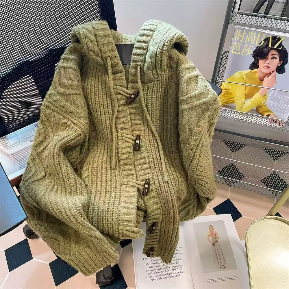 Cardigan pulls femmes essentiels sweats à capuche mode coréenne à manches longues hauts affaires ten