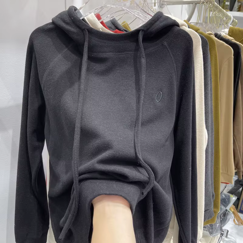 Pulls coréens à capuche pour femmes, vêtements décontractés, broderie de proximité, wstring, PVD, do