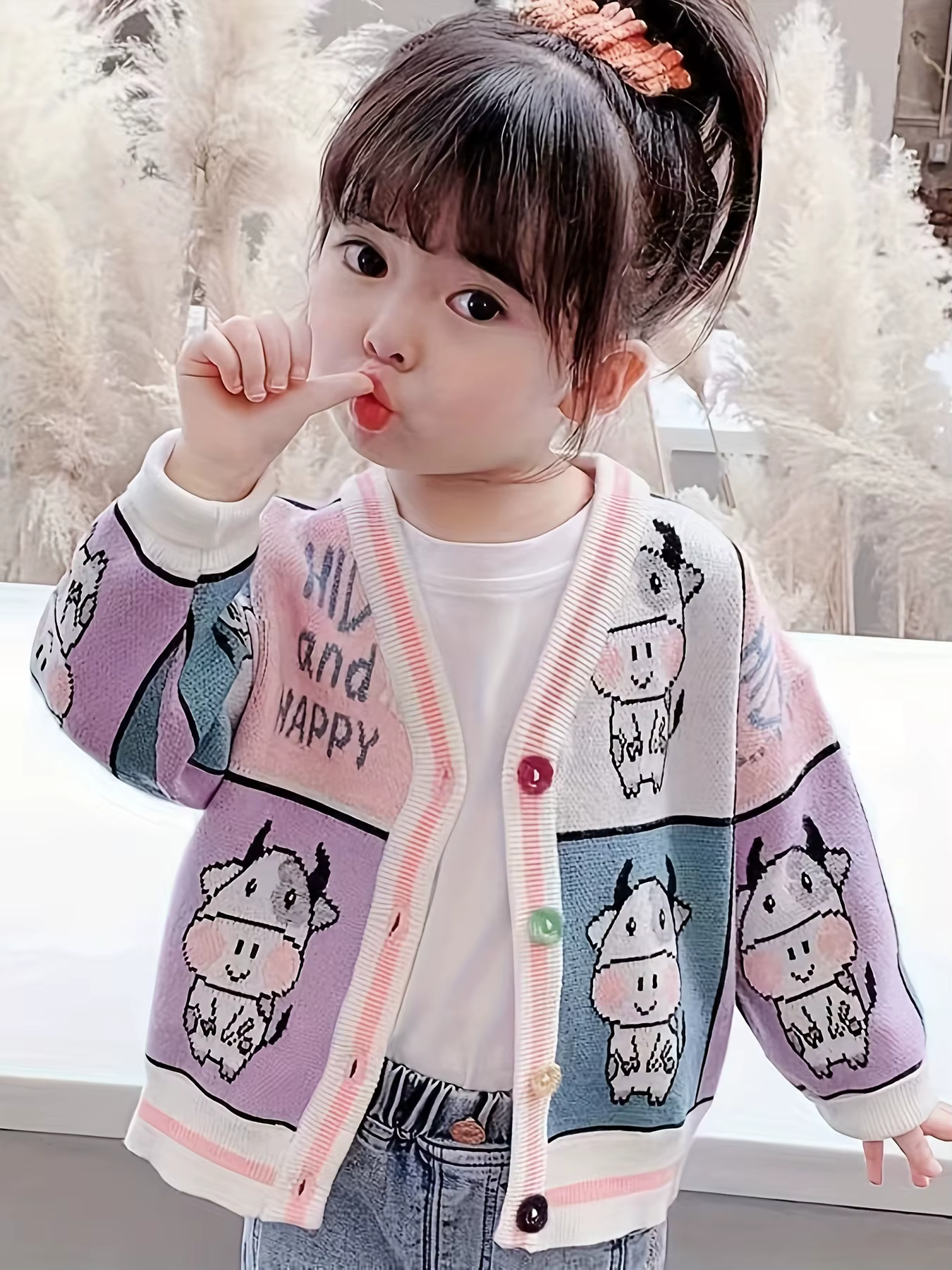 Cardigan pour filles, nouveau style, veste élégante pour enfants, version coréenne, pour filles de 1