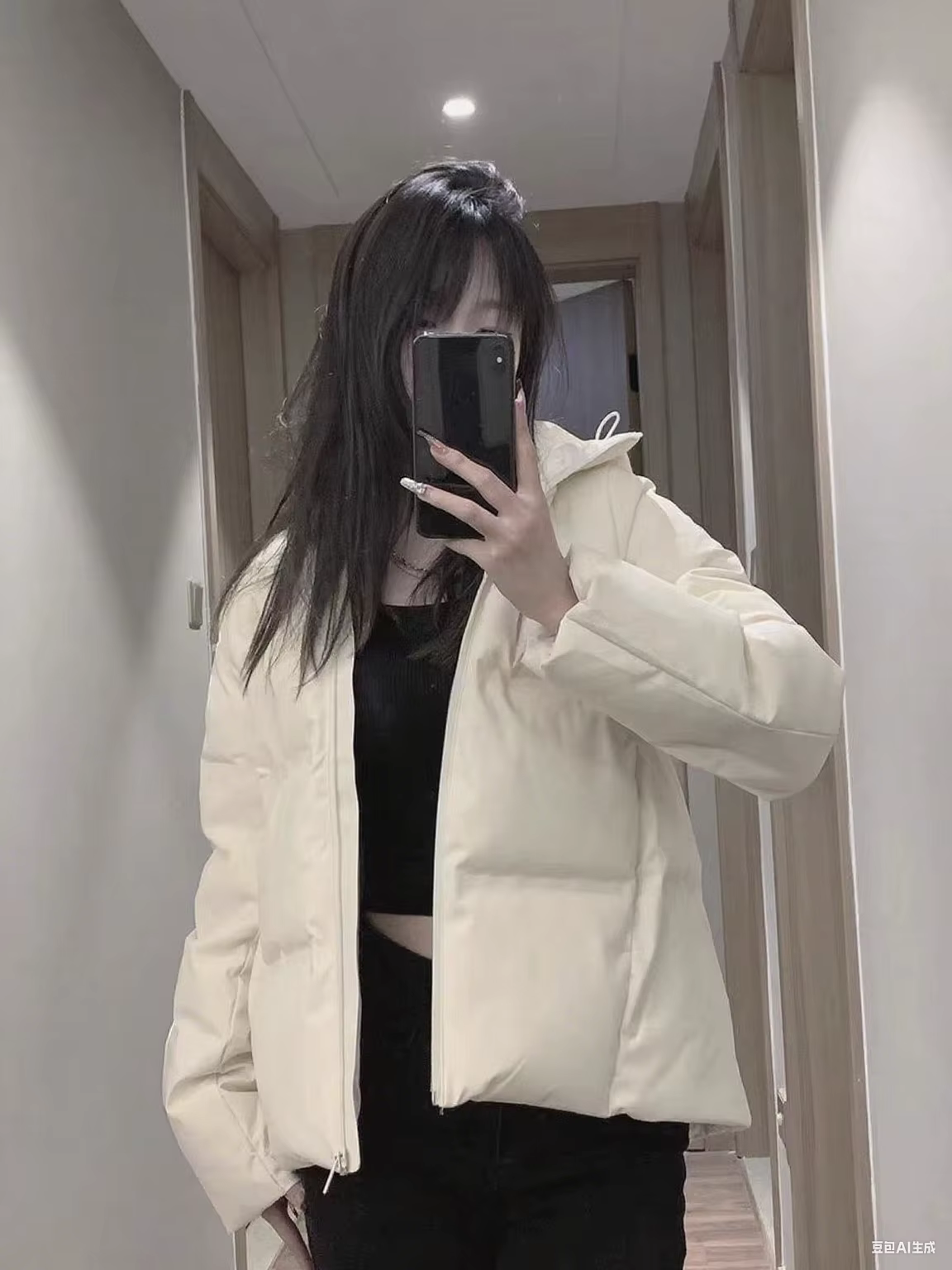 Veste bouffante en coton pour femme, manteau d'hiver chaud et coupe-vent à capuche, nouvelle collect