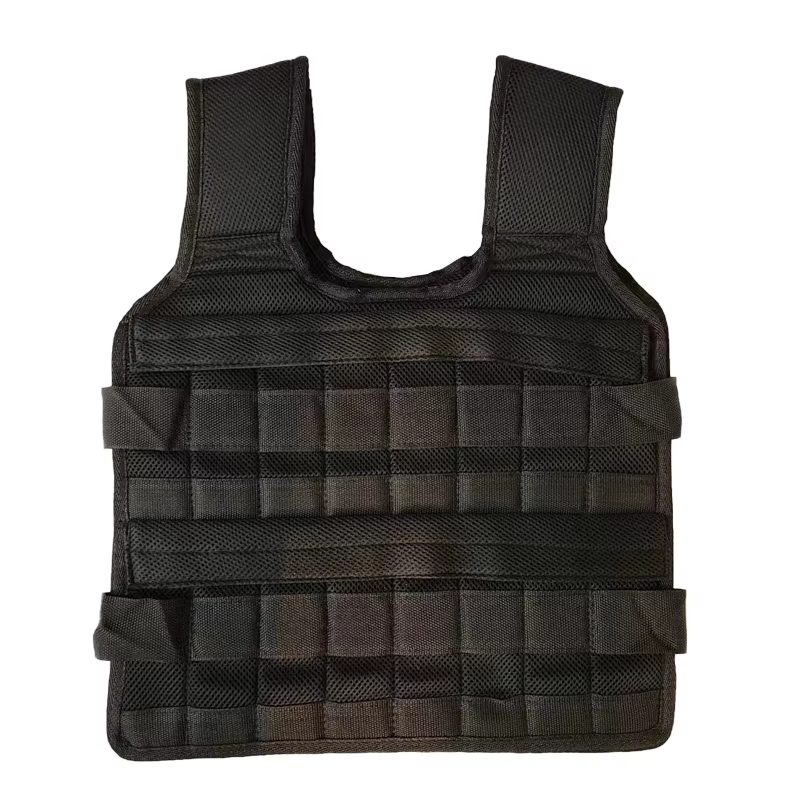 Gilet d'entraînement réglable pour la course et le fitness, en acier, sans poids, pour la gym