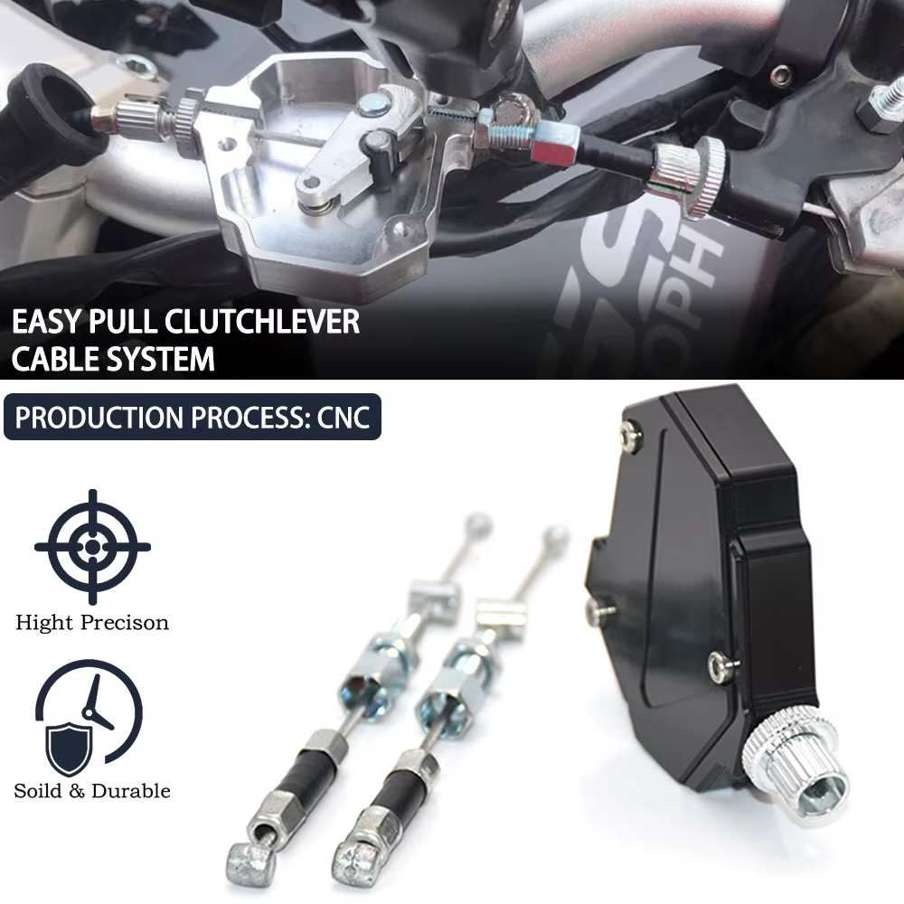 Système de câble d'embrayage à nervures faciles, universel pour Honda, Yamaha, Kawasaki, Suzuki, BMW
