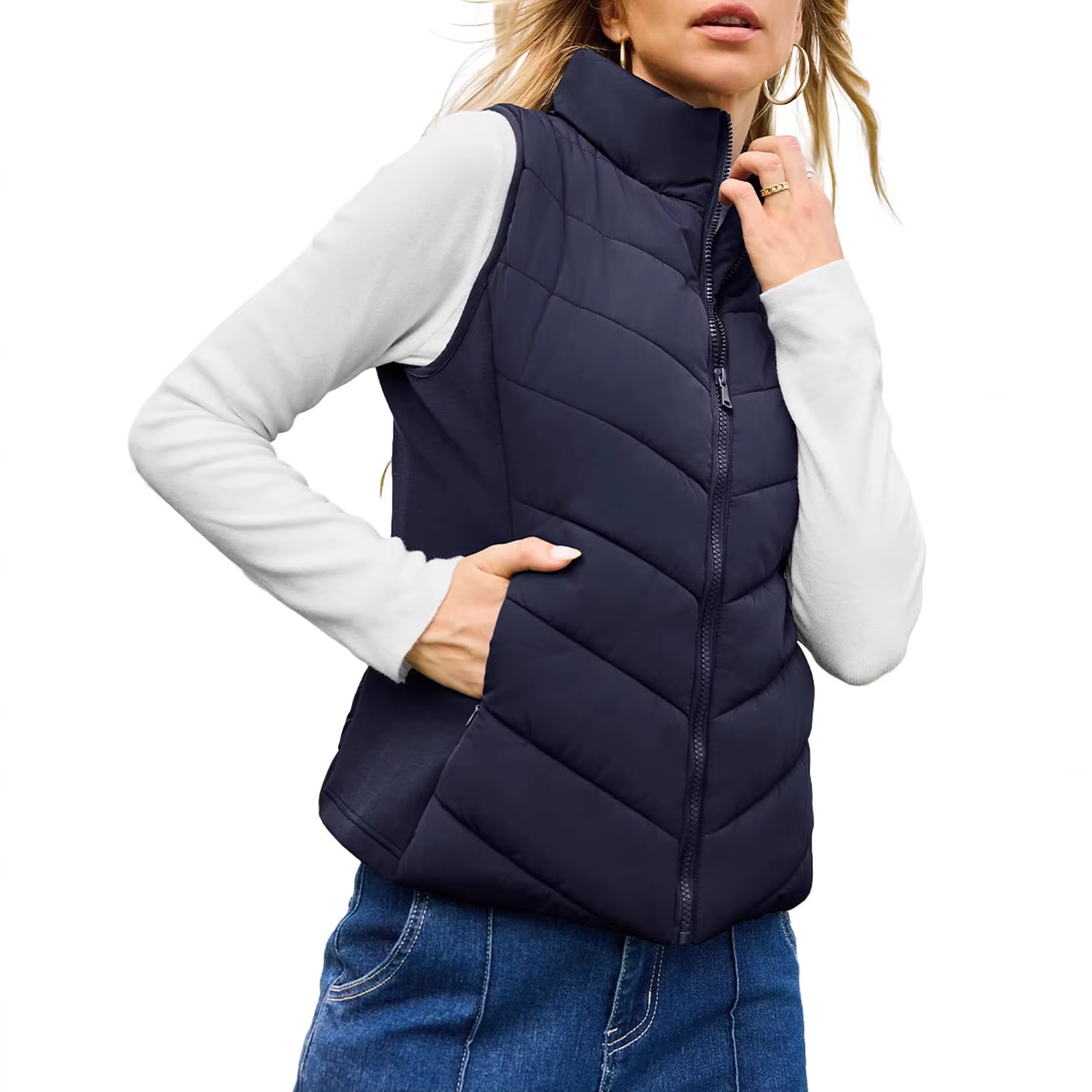 2025 nouveau gilet de vêtements en coton pour femmes transfrontalières