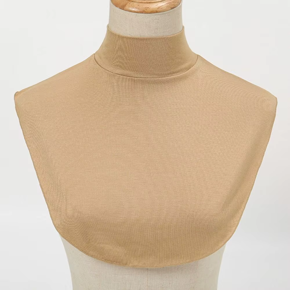 Faux col Modal, couleur unie, écharpe chaude, bavoir de couleur unie, châle d'hiver, Style coréen, c