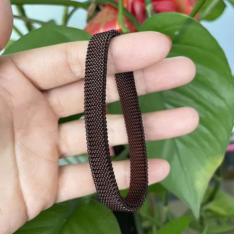 Bracelet en maille élastique de haute qualité, bracelet classique Reflexions en maille, adapté pour 