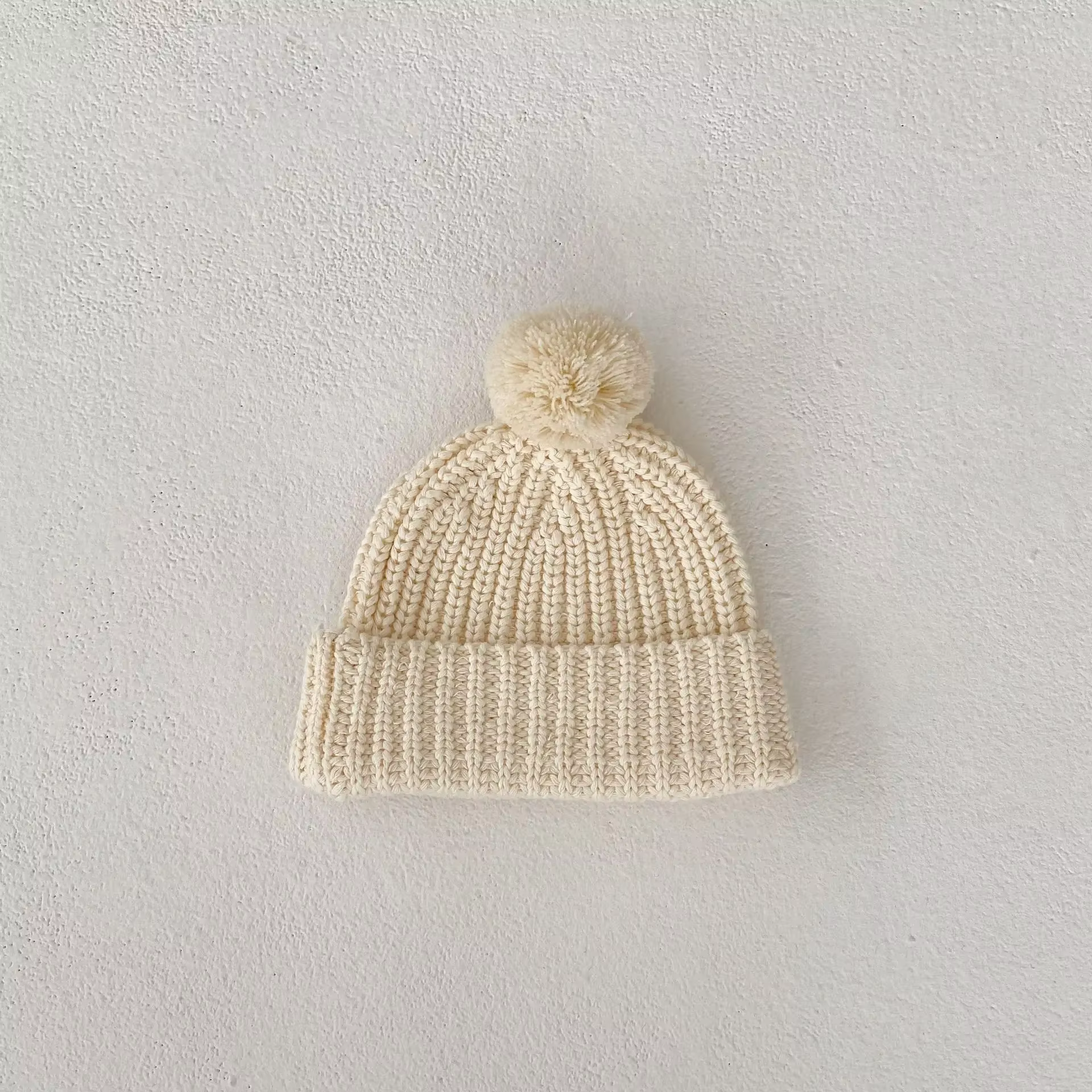 Pull à Manches sulfpour Bébé et Enfant de 0 à 3 Ans, Manteau Beige Solide avec Document, Collection