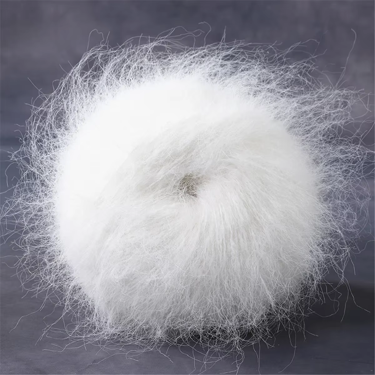 Fil de mélange de cheveux de lapin Angora doux et chaud, 6 pièces, idéal pour le bricolage, le croch