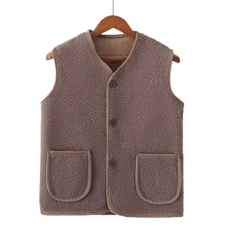 Manteau gilet automne et hiver avec velours épais, nouveau Style pour un usage externe pour garder a