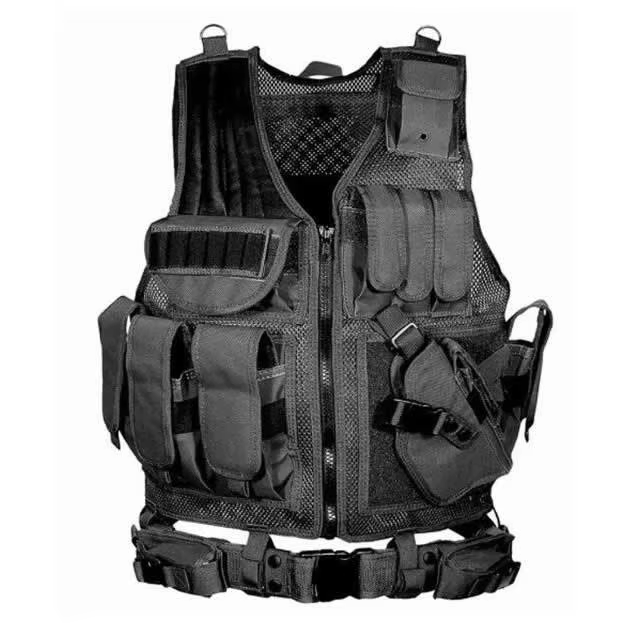 Gilet tactique Molle respirant, garde du corps, armure de Combat, garde de sécurité, chasse en plein