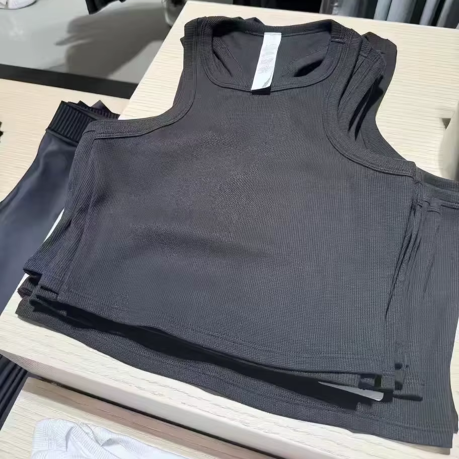 Débardeur de yoga tricoté sans couture Aspire pour femme – Gilet de sport court et ajusté pour l'ent