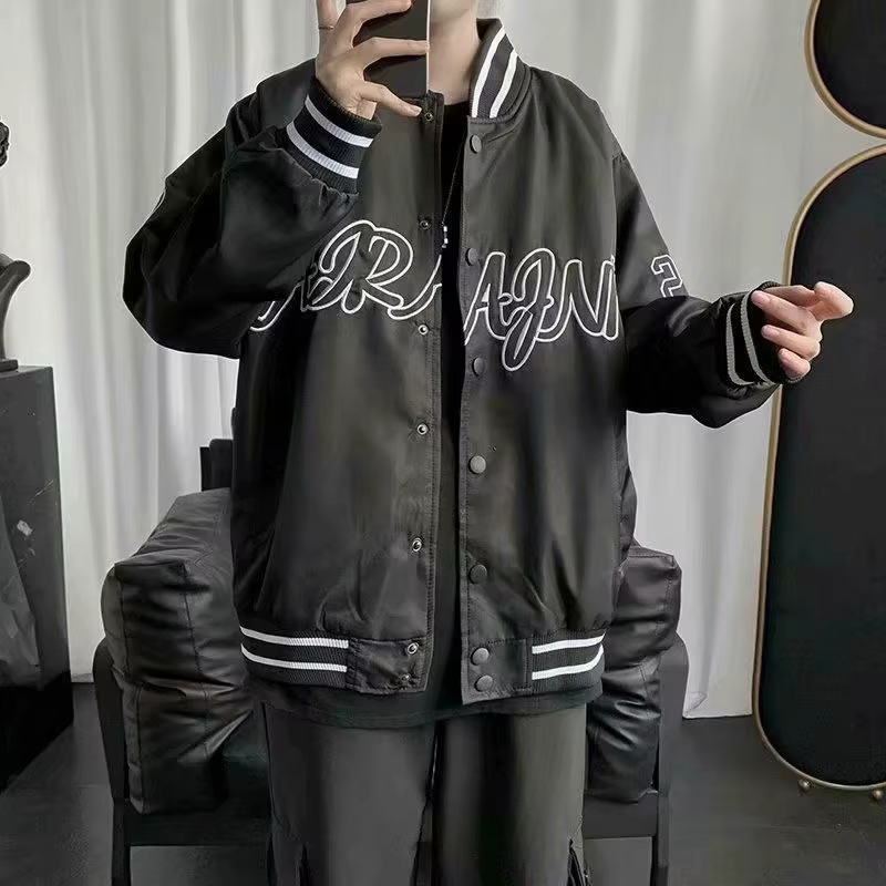 Veste en jean décontractée de style américain pour adolescents, mode printemps-automne, vêtement de