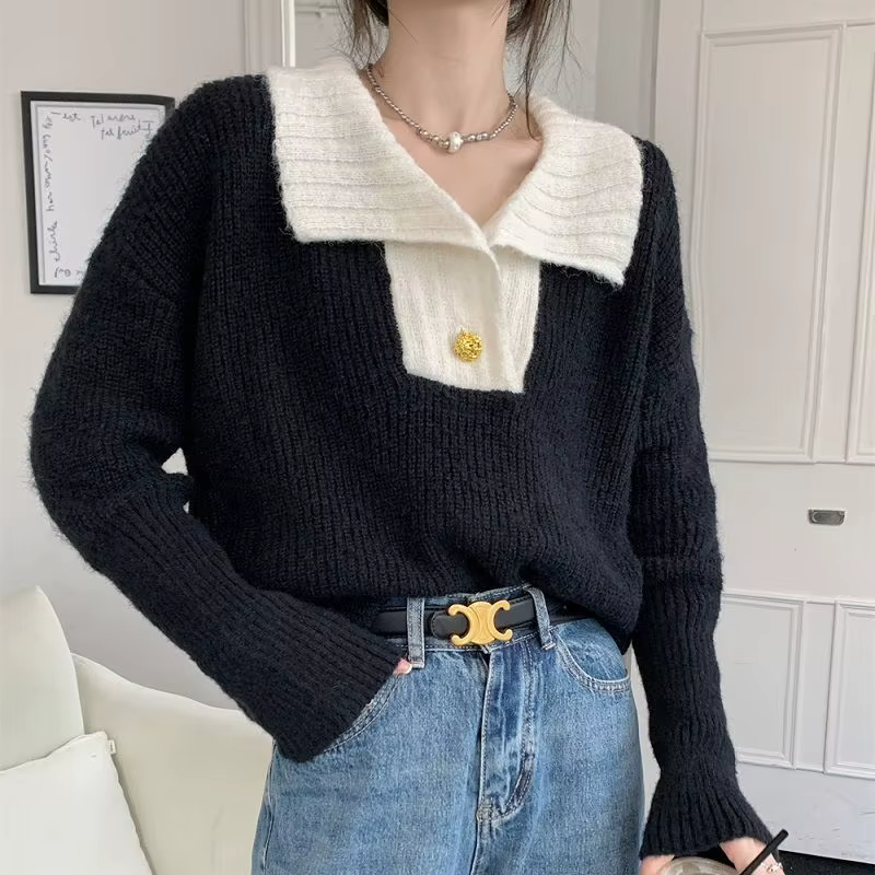Pull de Style décontracté pour femme, nouveau Design, ample, tricot, printemps et automne 2025, 2025