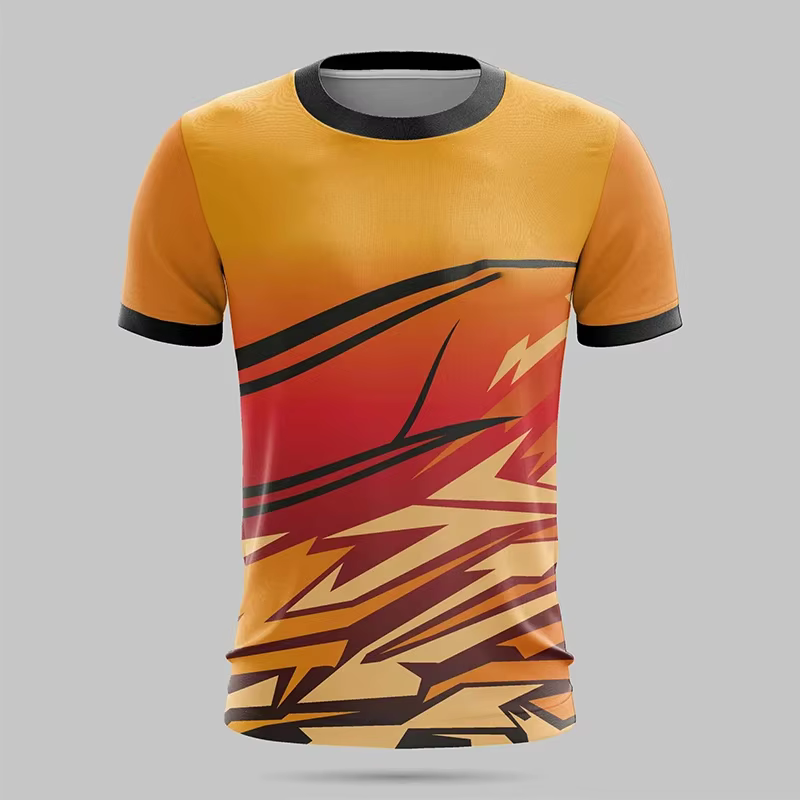 Nouvelle impression 3D offre spéciale t-shirts Jersey course en plein air sport respirant séchage ra