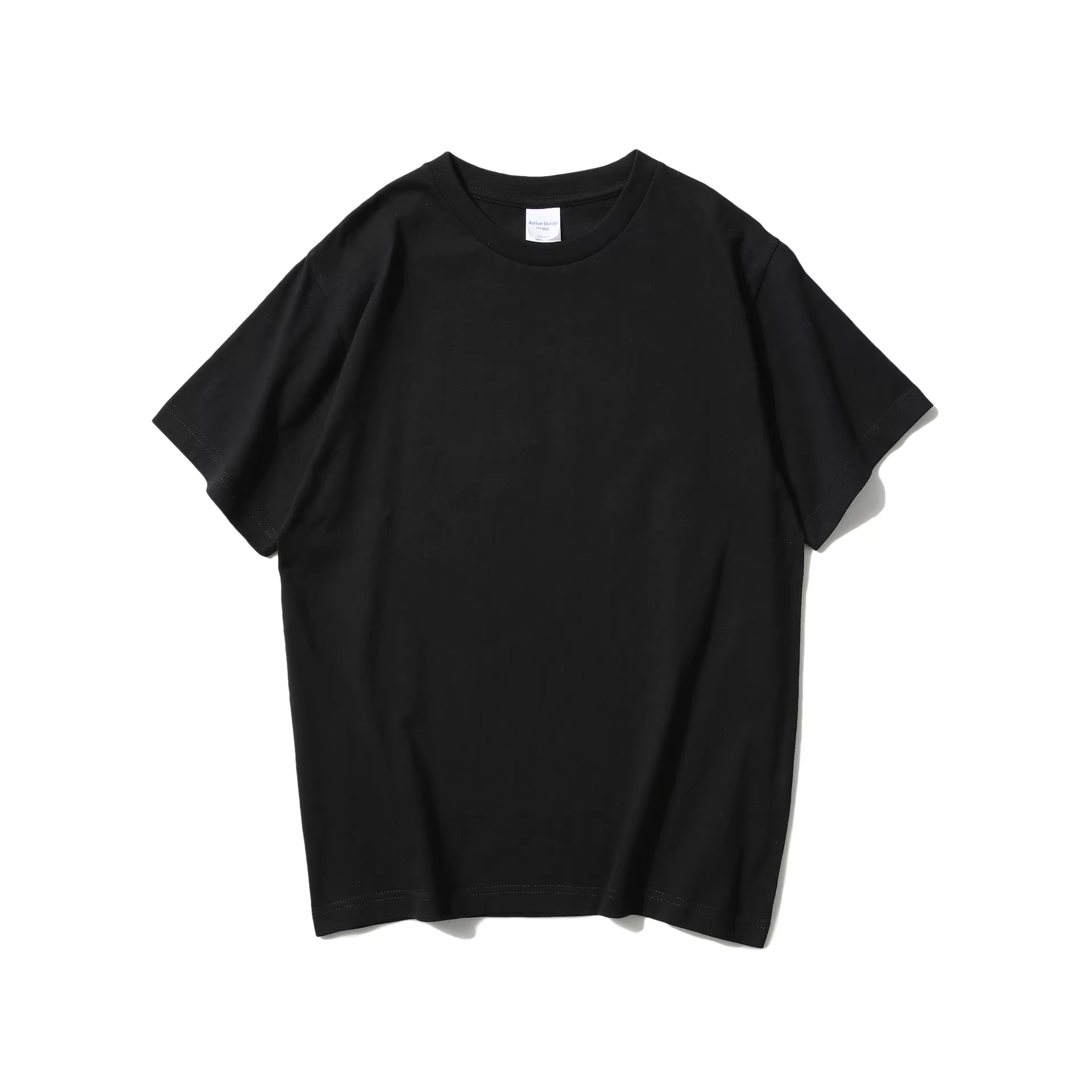 LOGO gratuit poids lourd 240gsm épaule goutte conception personnalisée 100% coton T-Shirt décontract