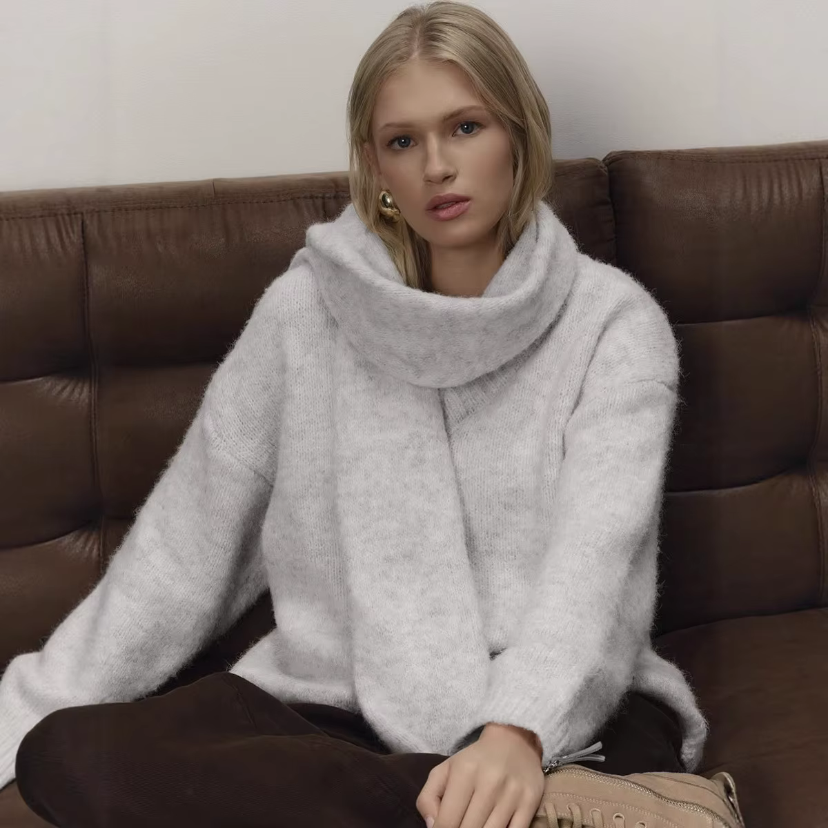 Pull ample en laine douce de Style paresseux pour femmes, nouveau pull d'automne et d'hiver, ensembl