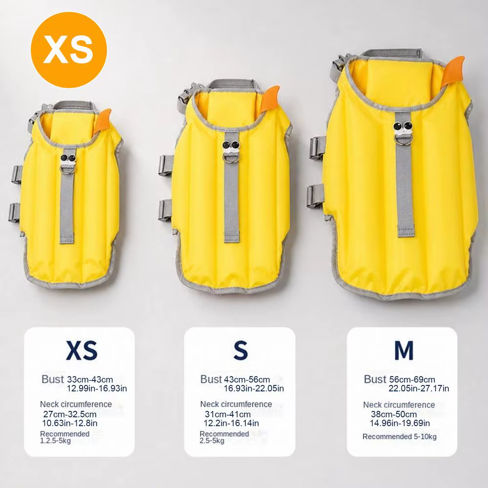 Gilet de sauvetage pour chien à haute flottabilité avec poignée de sauvetage, veste flottante pour c