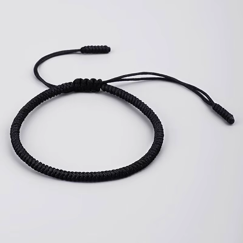 Bracelet porte-bonheur bouddhiste fait à la main pour homme et femme, ULà nœuds, cadeau