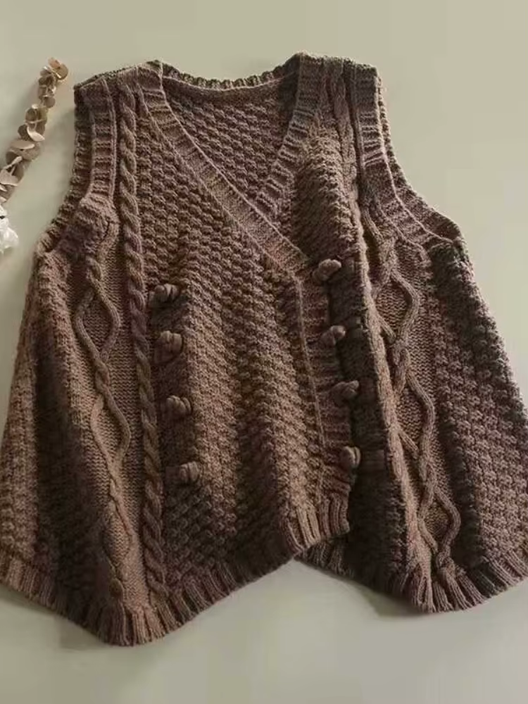 Pull-Over Vintage à lèvent pour Femme et Fille, Chandail Décontracté, Tricot Chic, Nouvelle Mode, Au