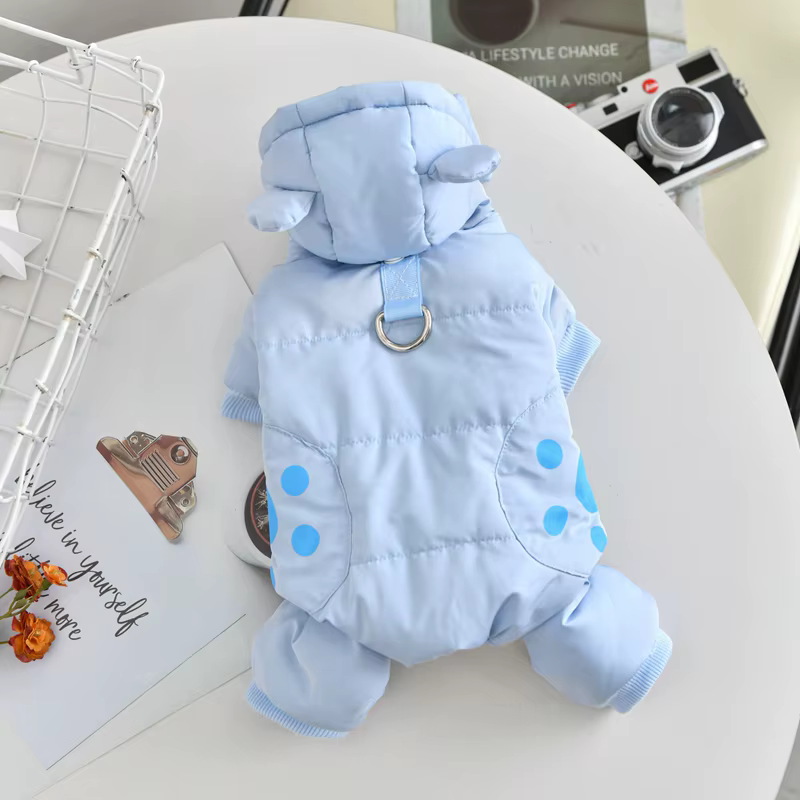 Ours écharpe fille femme Costumes pour chiens chiot harnais vers le bas Parkas petite taille moyenne