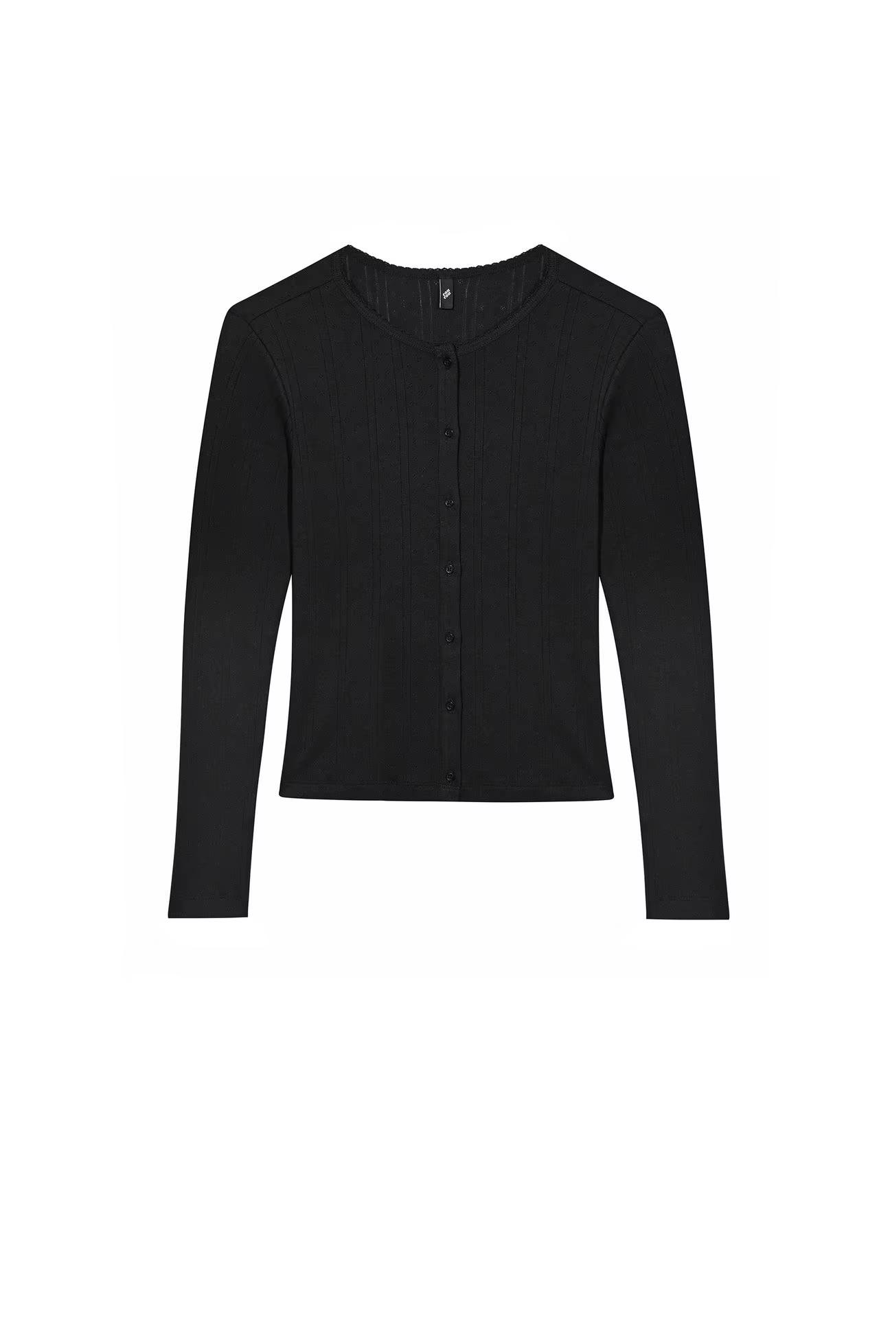 Cardigan blanc en tricot COUCOU - manches longues, coupe longue, tissu super confortable, respirant,