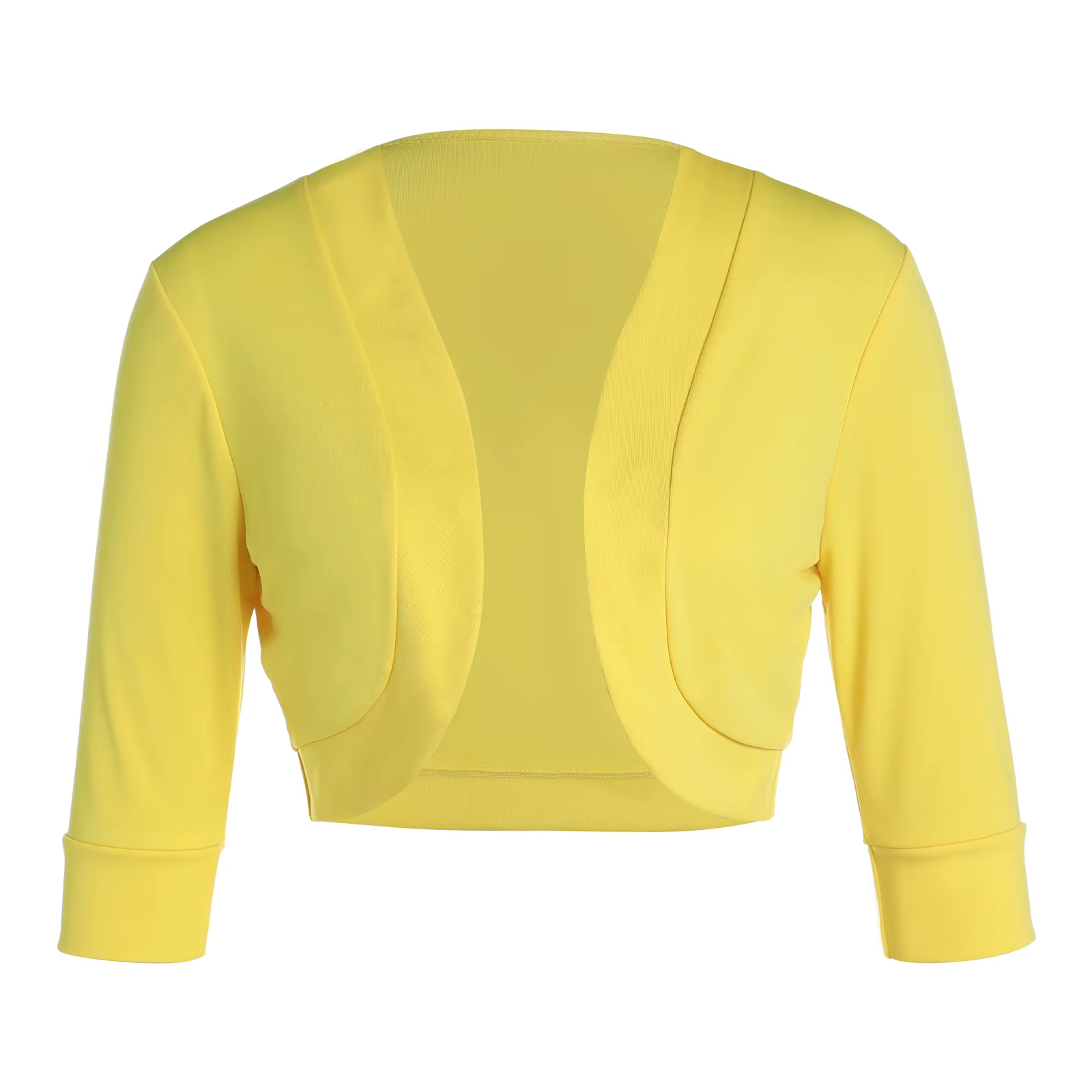 Cardigan manches sept-quarts col en v pour femme, tissu document solide, doux, mode printemps automn