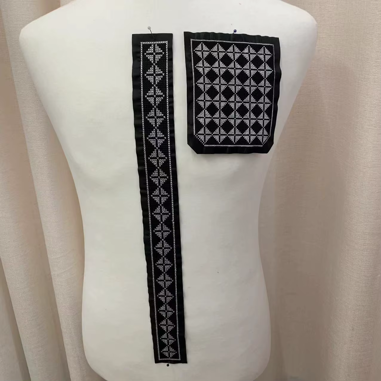 Robe à coudre, col africain, accessoires pour vêtements, bricolage, 1 pièce
