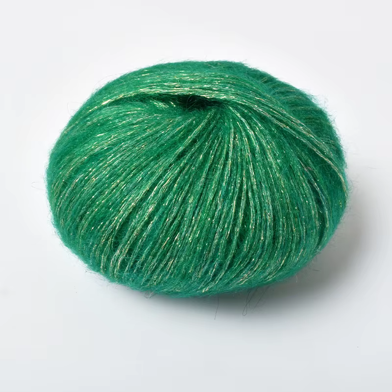 Ogo-Fil Mohair pour Pull Bébé, Laine Inja Brillante, Fil Varié, Bricolage Tissé à la Main, Châle, Éc